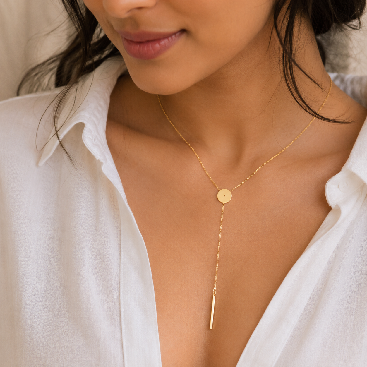 Simran's Layered Gold Necklace