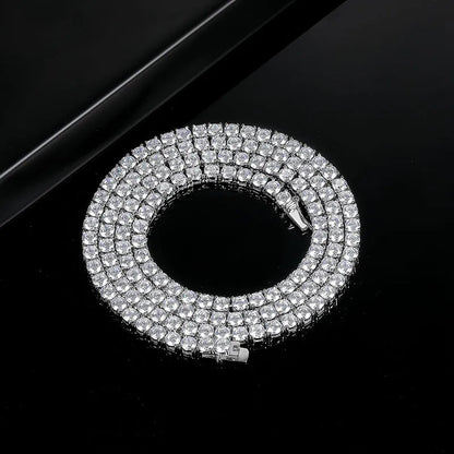 Simran's Luxury Gold Tennis Necklace