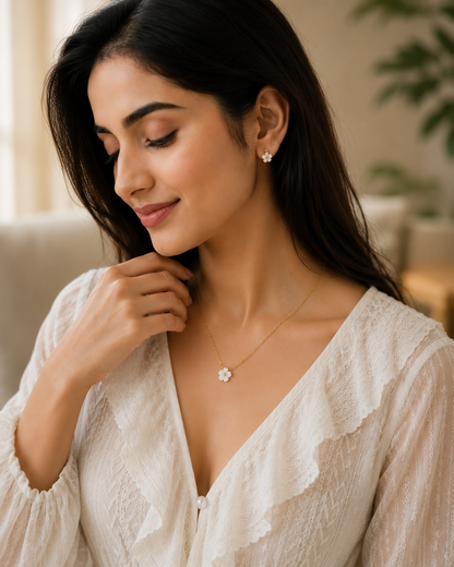 Simran's Flower Necklace