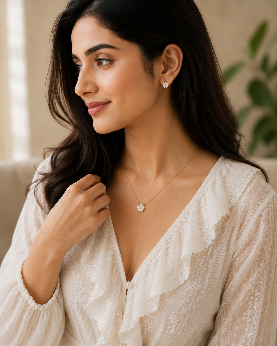 Simran's Flower Necklace