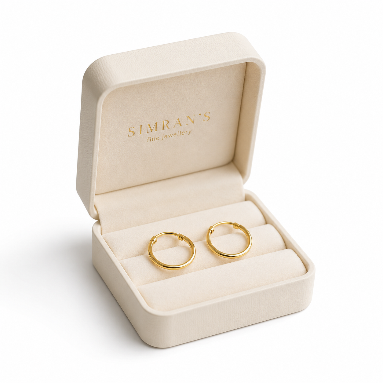 Simran's Essential Gold Hoop Earrings