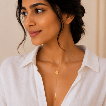 Simran's Layered Gold Necklace