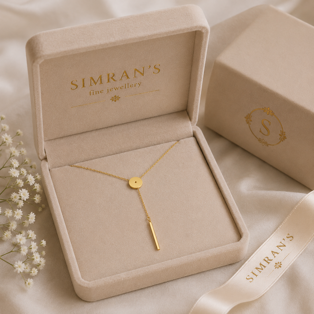 Simran's Layered Gold Necklace