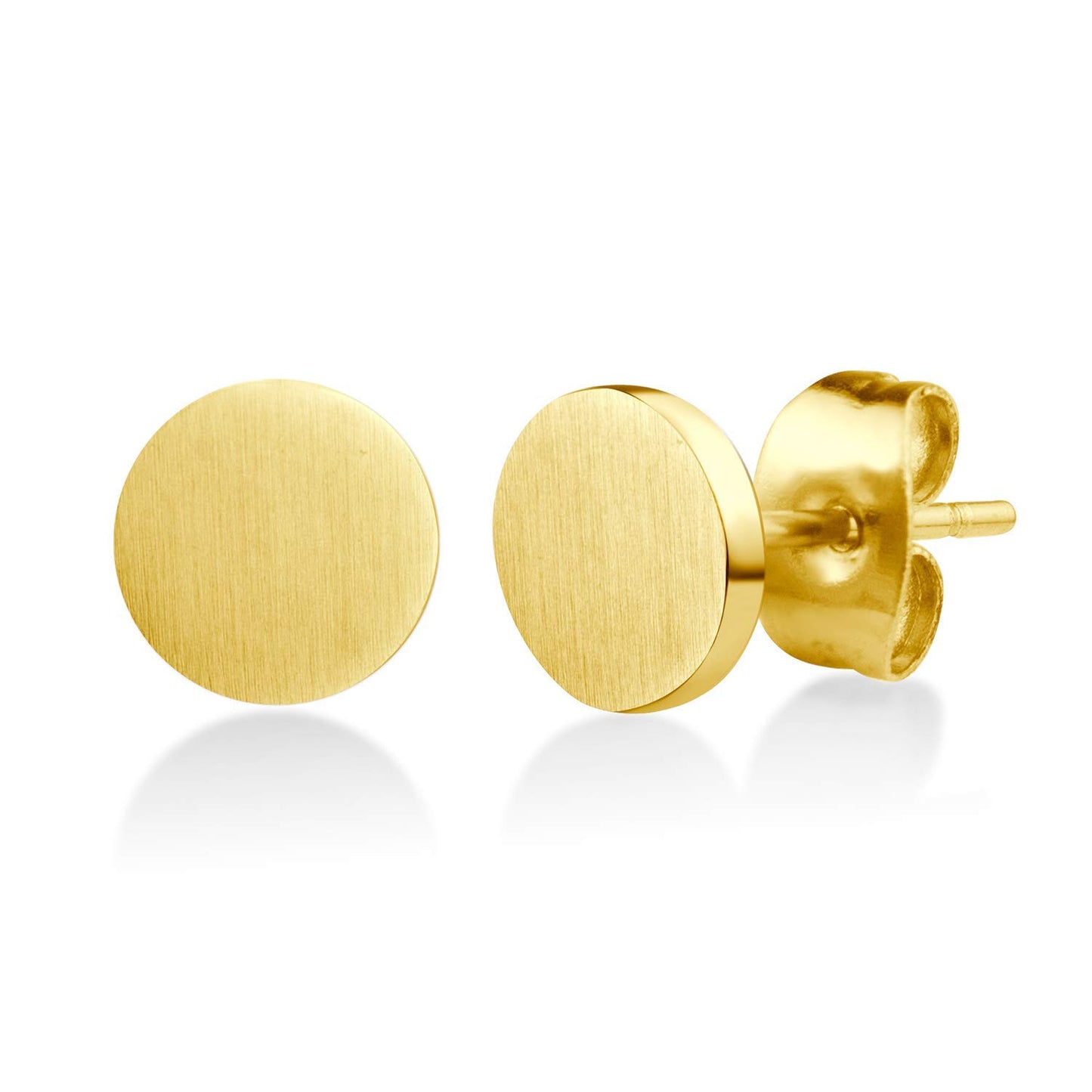 Simran's Minimal Gold Stud Earrings