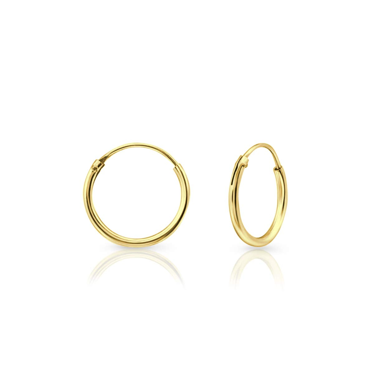 Simran's Essential Gold Hoop Earrings